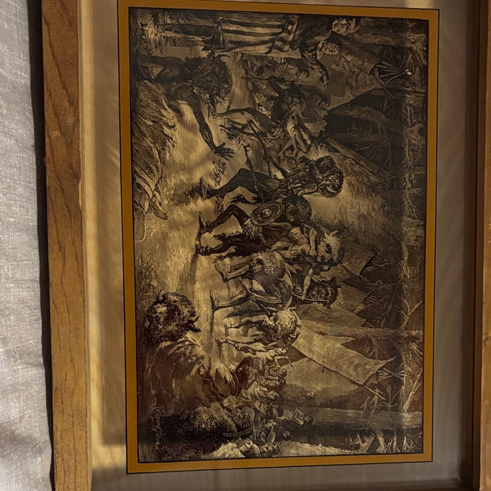 Framed Vintage Art Print - Picture 3 of 6
